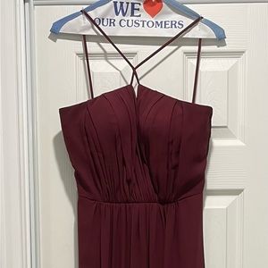Bill Levkoff Maroon Gown, Size 6